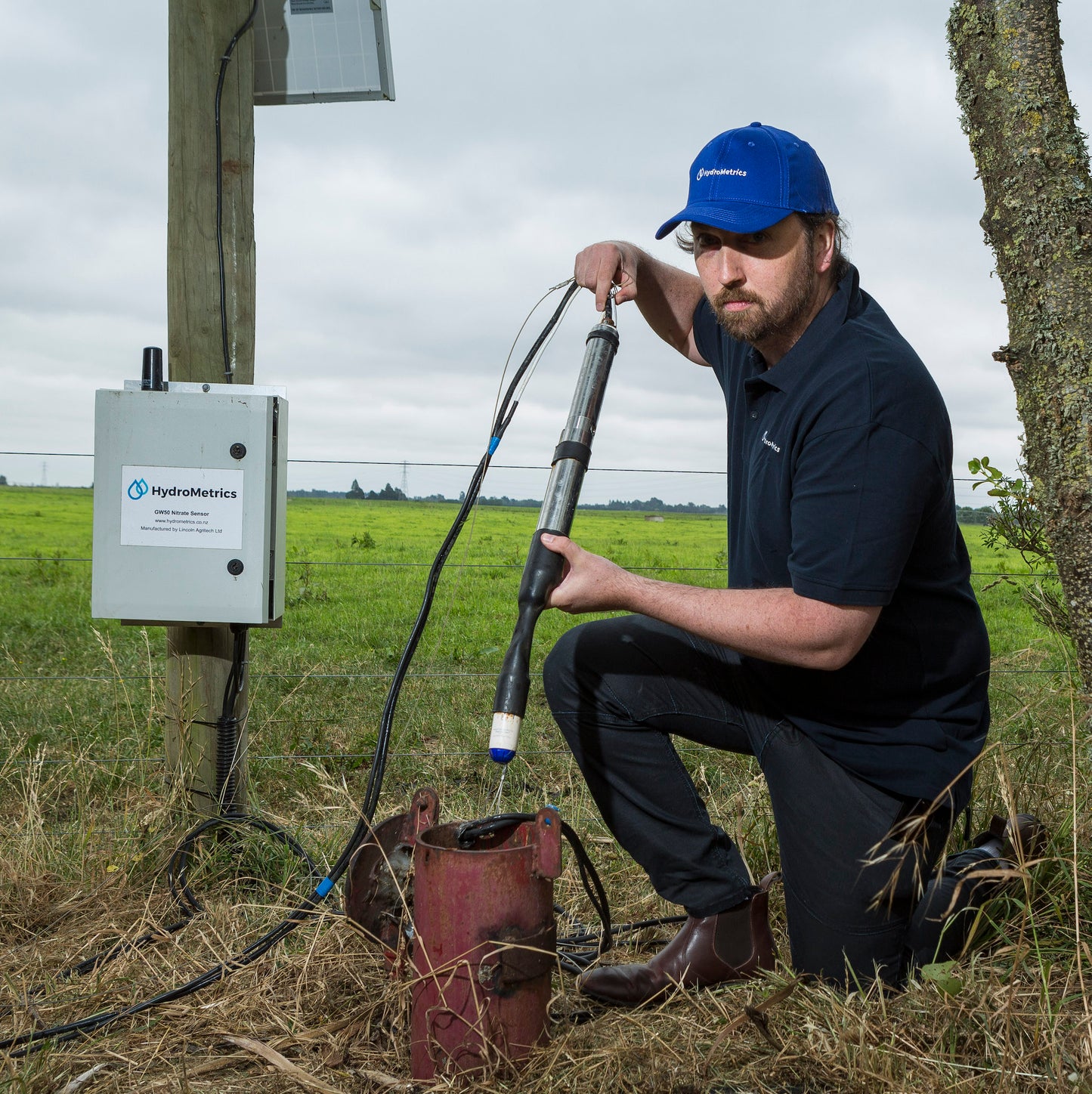 HydroMetrics GW50PC™ Optical Nitrate Sensor with Water-Jet™ Cleaning System